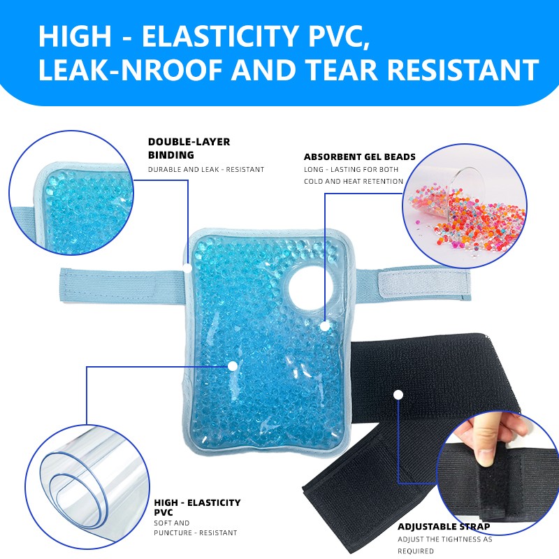 Wrist Ice Pack Manufacturer - Custom Blue Gel Wrap Brace