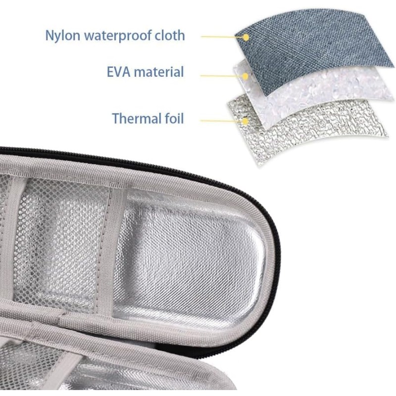 Medical Cooler Case Manufacturer - EVA Hard Shell Insulin Travel
