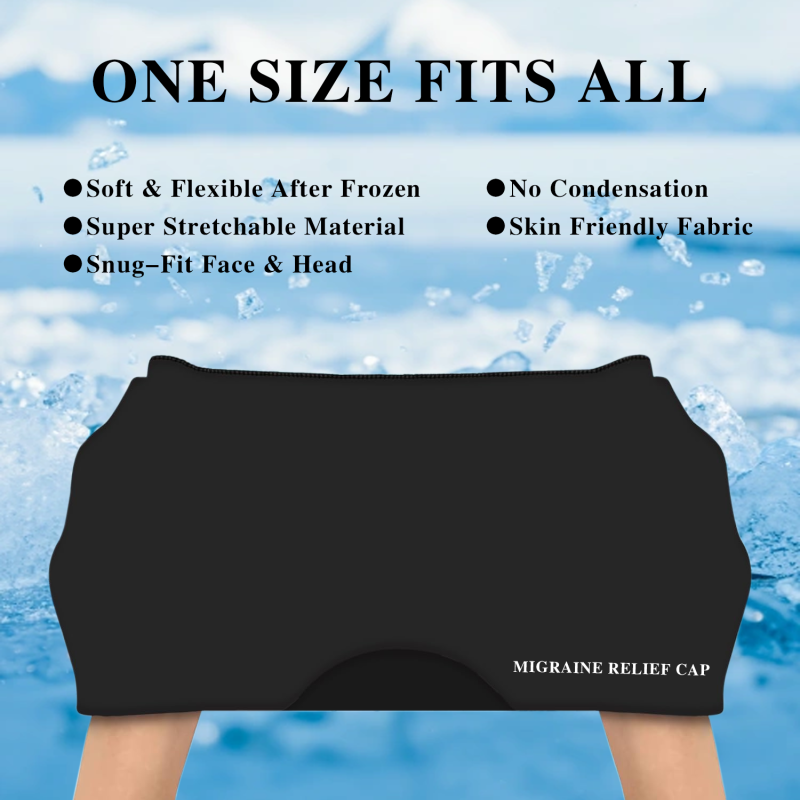 Migraine Relief Cap Factory - Custom Logo Hot Cold Gel Mask