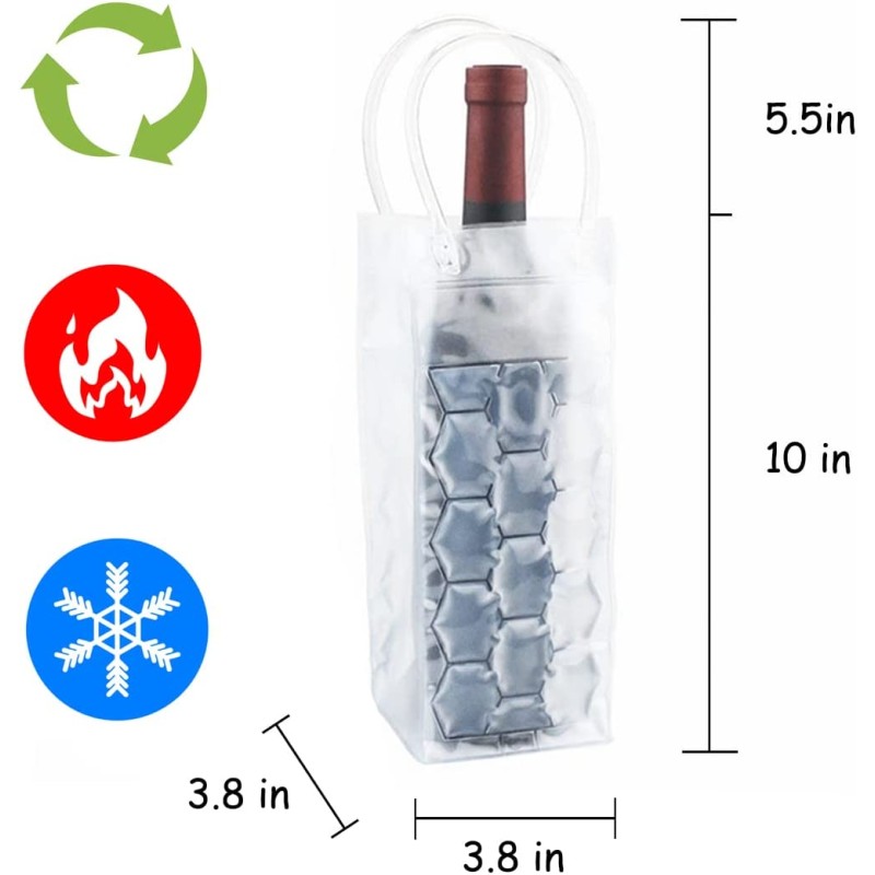 Wine Bottle Cooler Factory - Durable PVC Double Sided Pouch