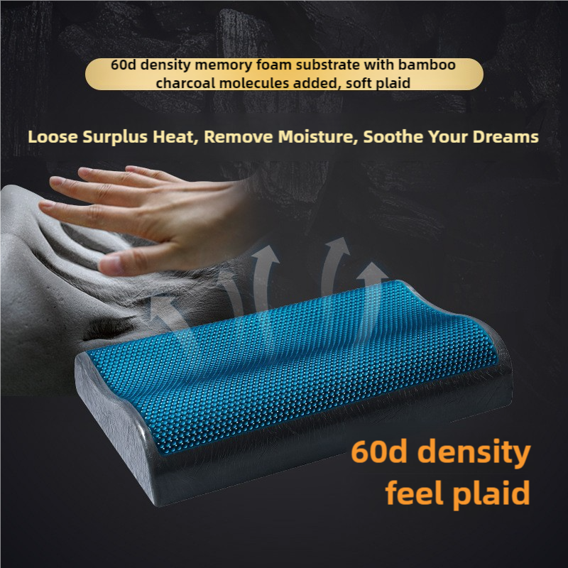 Cervical Pillow Manufacturer - 60D Bamboo Charcoal Adjustable