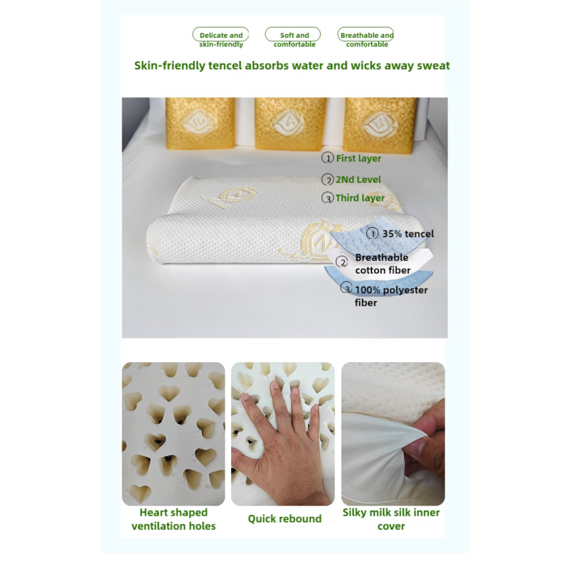 Latex Pillow Supplier - Natural Cervical Neck Protection