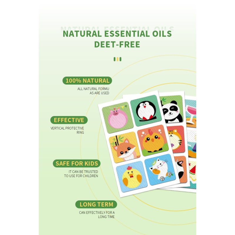 Mosquito Repellent Patch Manufacturer - Customizable Color Odor Safe Long-Lasting