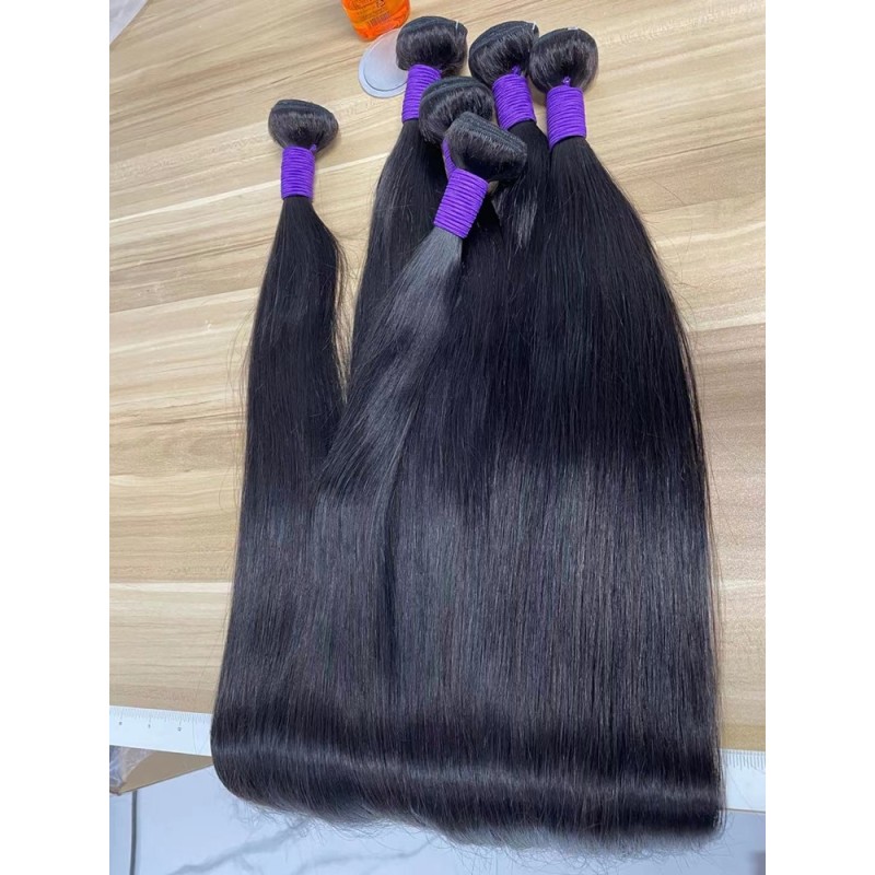 Brazilian Hair Bundles Factory - 24-42 Inch Straight