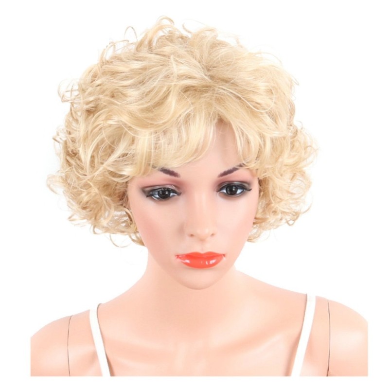 Russian Blonde Wig Manufacturer - Short Platinum Geisha