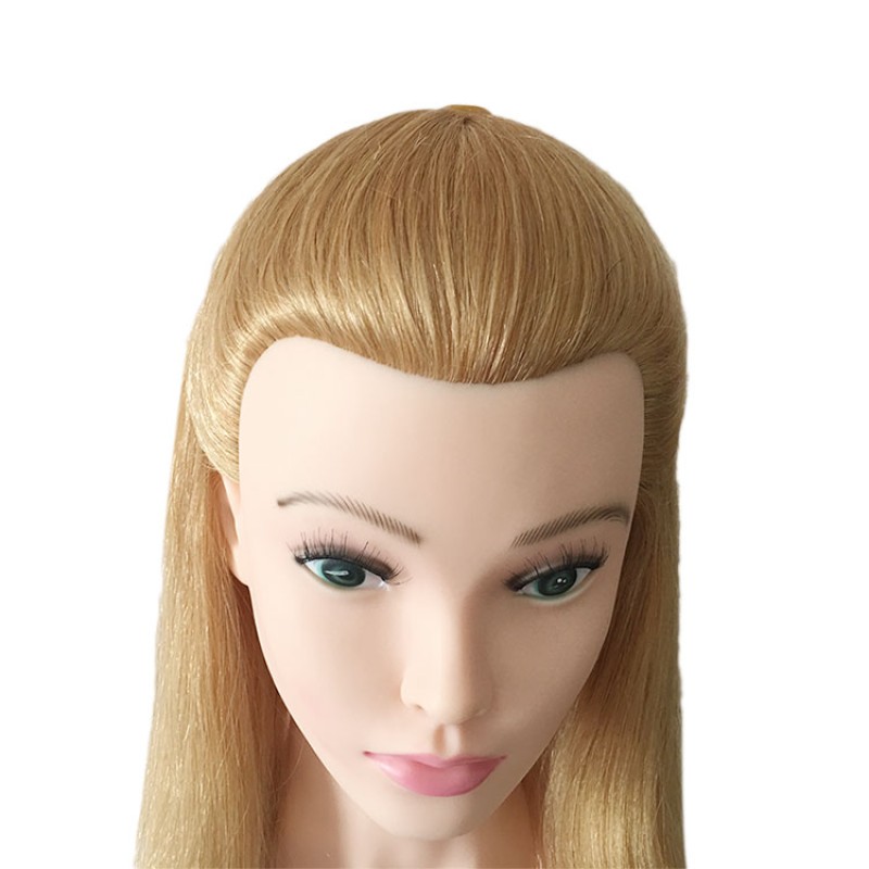 Training Head Factory - Mannequin Head with Natural Hair