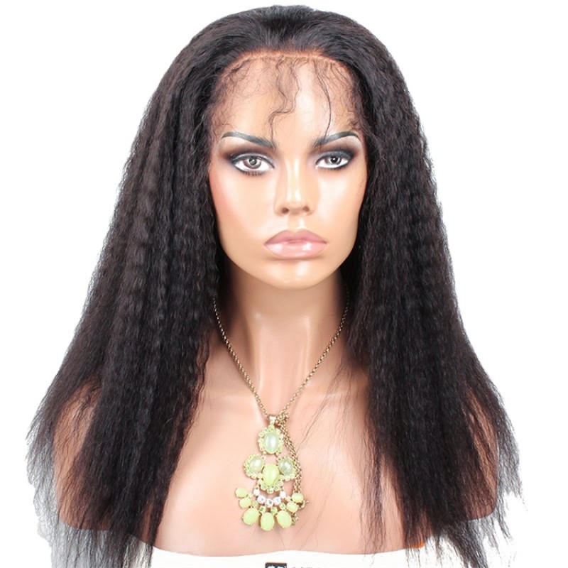 Natural Hairline Lace Wig Manufacturer - 10A Real Texture Yaki