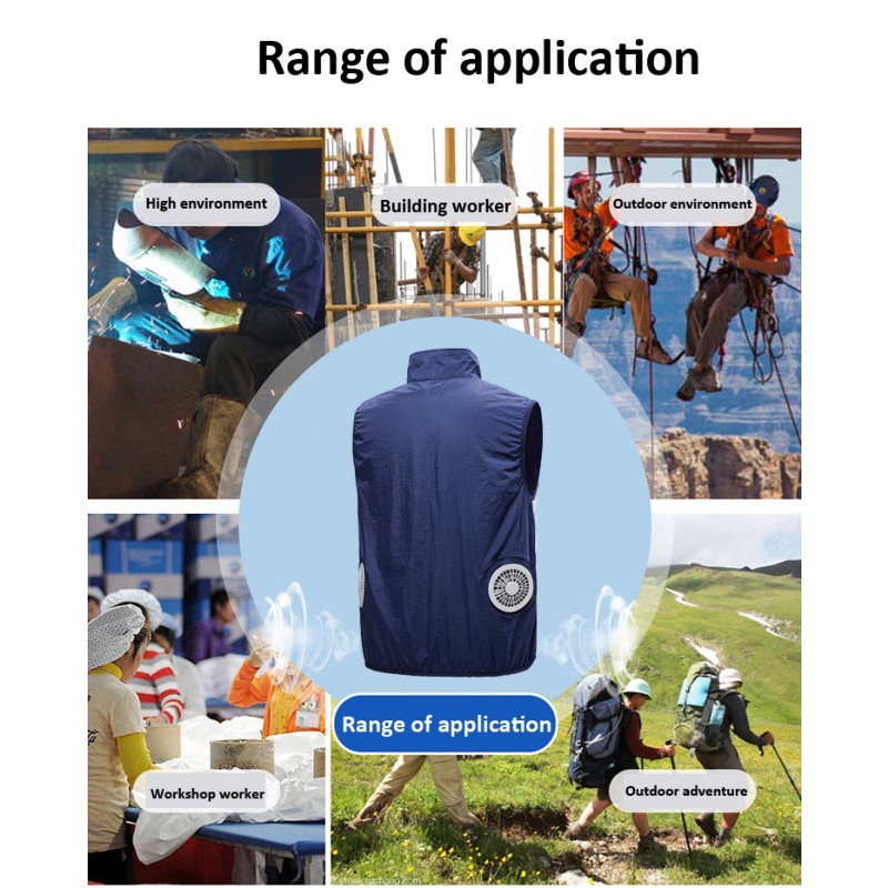 Air Conditioning Vest Factory - USB Charging Fan Cooling