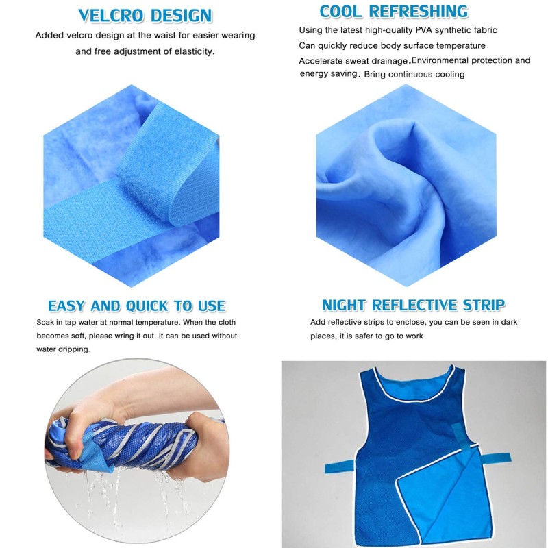 Ice Reflective Vest Manufacturer - Self Filling Ice Packs