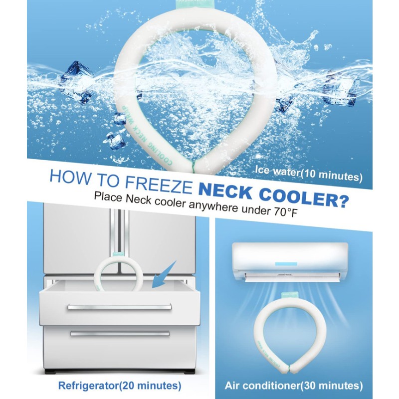 Ice Neck Cooler Manufacturer - PCM Cooling Wrap Reusable