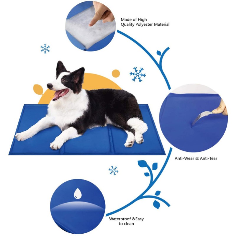 Dog Cooling Vest Manufacturer - Blue Pet Harness Jacket