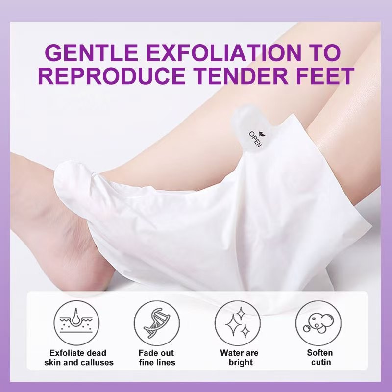 Lavender Foot Mask Supplier - Baby Soft Exfoliant