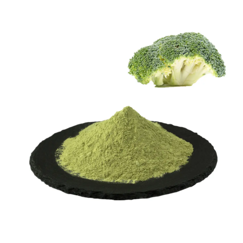 Supply High Quality Pure Green Organic Water-soluble Broccoli Sprouts Juice Powder Product Cheap Price for Sale