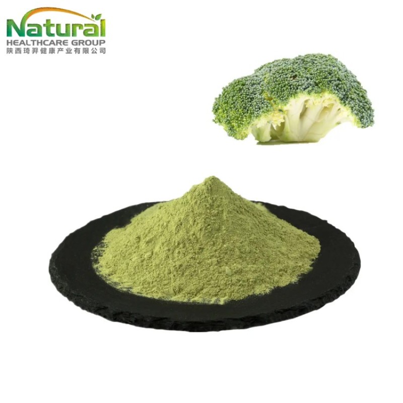 Supply High Quality Pure Green Organic Water-soluble Broccoli Sprouts Juice Powder Product Cheap Price for Sale