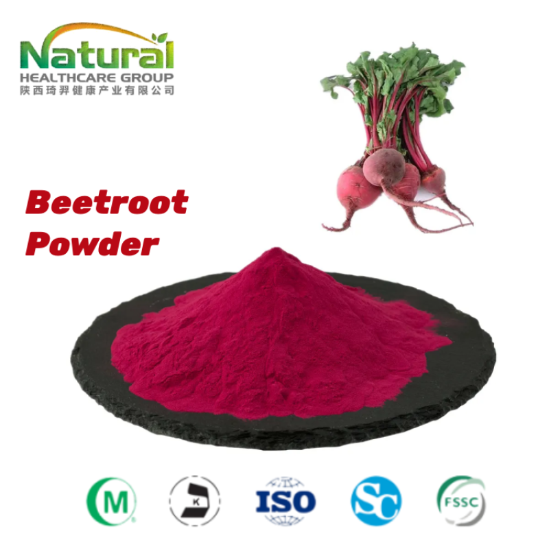 Organic Product QYHerb Supply Halal Kosher Certified Red Beetroot Juice Powder Freeze Dried Beetroot Juice Powder Best Price Free Sample