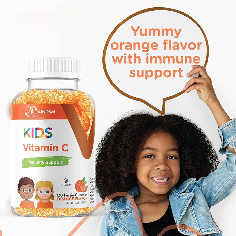 Vitamin C Gummies Manufacturer - Kids Nutrition Collagen Immune Bone Gummy Candy