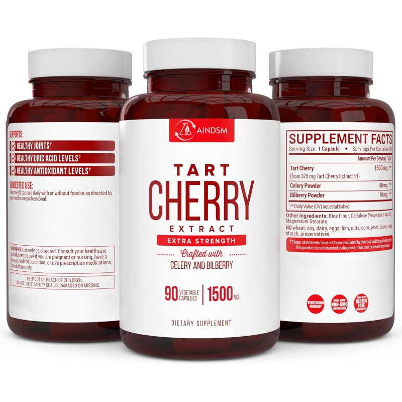 Tart Cherry Capsules Supplier - Tart Cherry Extract Healthy Sleep Support Capsules