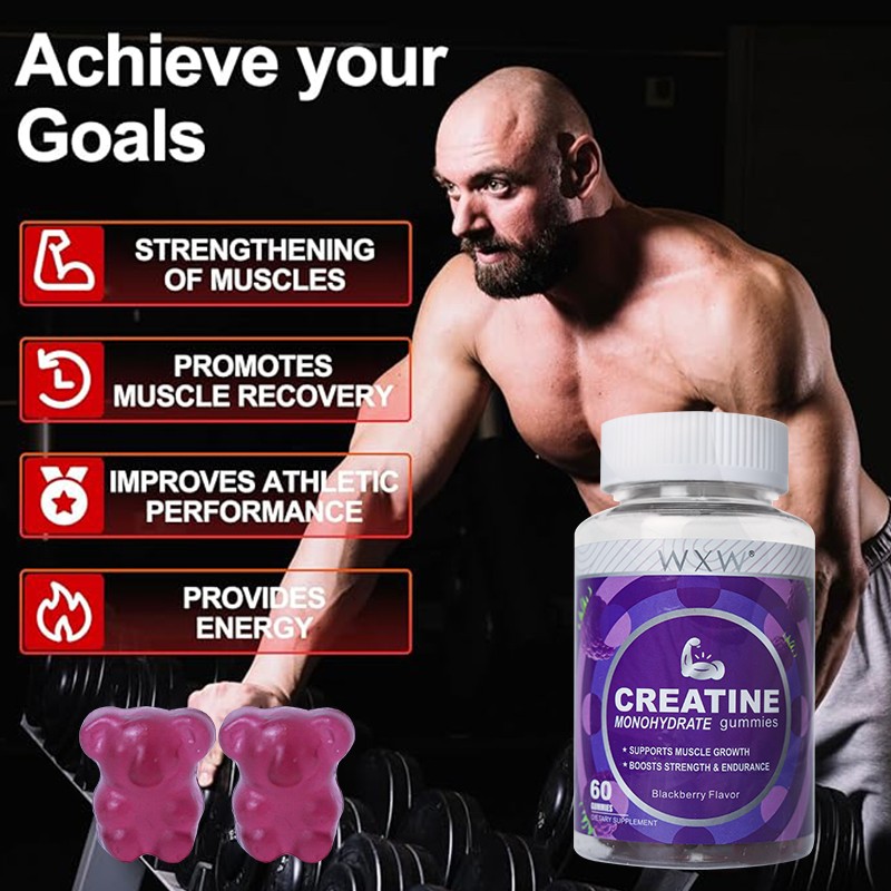 Vitamin D3K2 Gummies Factory - WXW Natural D3 K2 Mood Muscle Function Gummy Candy