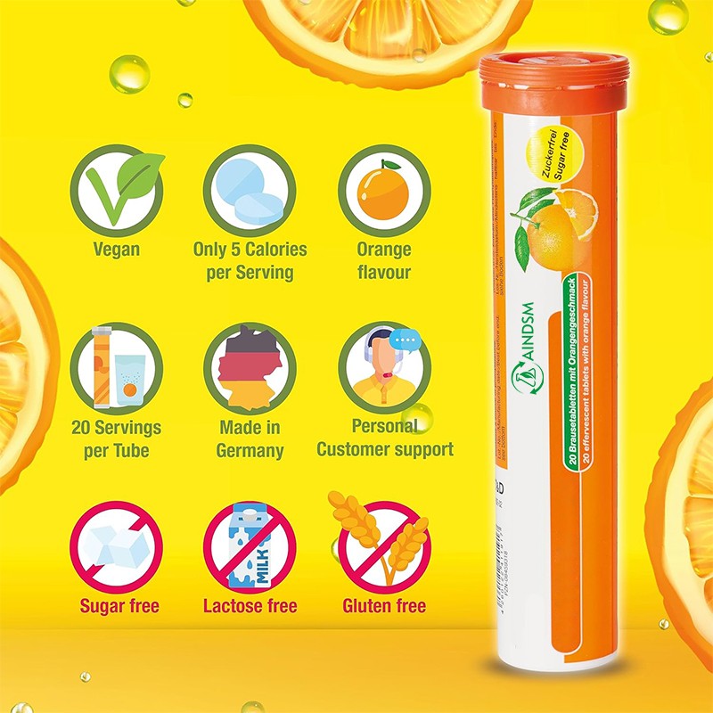 Vitamin C Effervescent Tablets Manufacturer - Antioxidant Vitamin ACE Zinc Biotin Heart