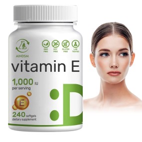 Vitamin E Softgel Supplier - Wholesale Vegan E Softgel Skin Care Antioxidant