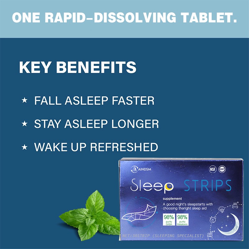 Sleep Strip Supplier - GABA Melatonin Sleep Enhancement Film Strips