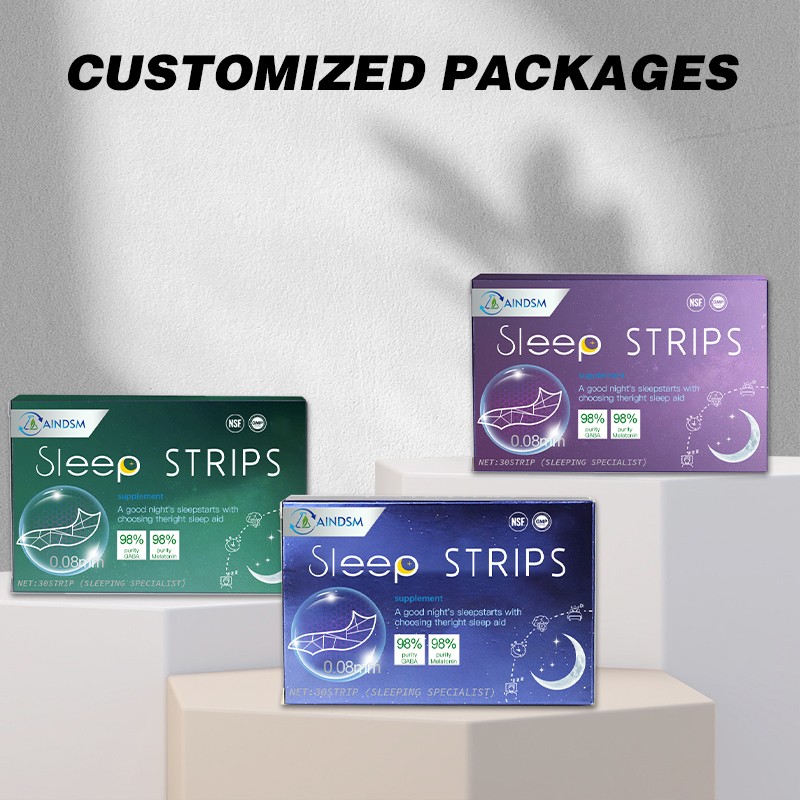 Sleep Strip Factory - Custom GABA Melatonin Strength Sleeping Film Paper