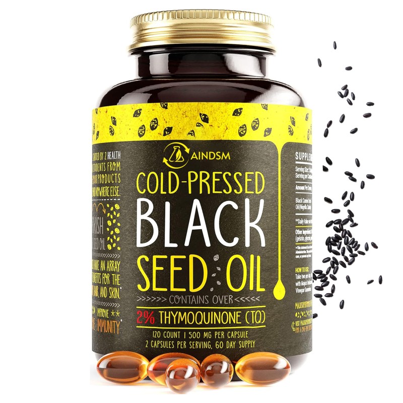Black Seed Oil Softgel Manufacturer - Natural Thymoquinone Cold Pressed Skin Hair