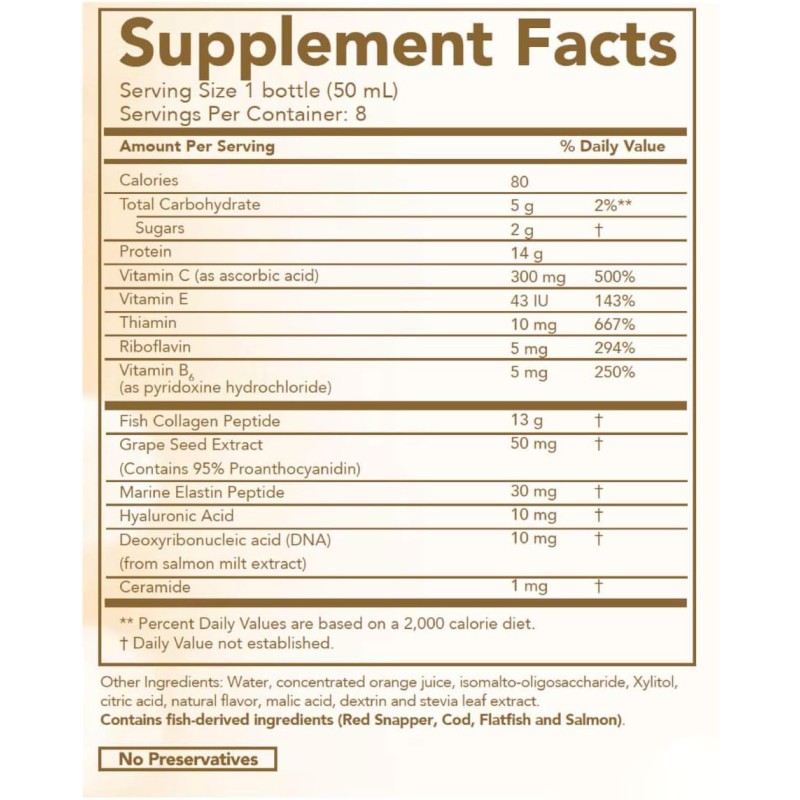 Collagen Oral Liquid Supplier - Hyaluronic Acid Anti-aging Skin Whitening Serum