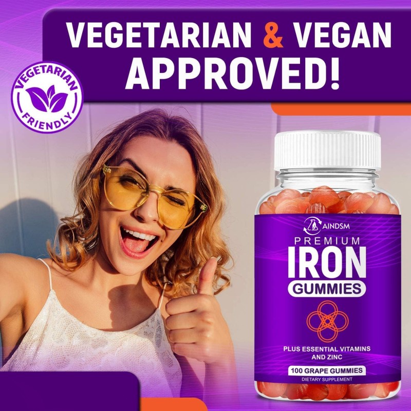 Iron Gummies Manufacturer - Vitamin C Iron Supplement Immune System Gummy