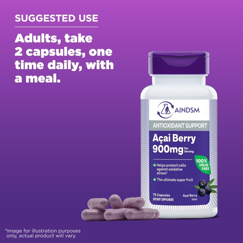 Acai Berry Capsules Manufacturer - Herbal Acai Berry Antioxidant Defense Capsule
