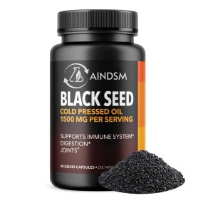 Black Seed Oil Softgel Manufacturer - Factory Direct 2% Thymoquinone Digestion Skin