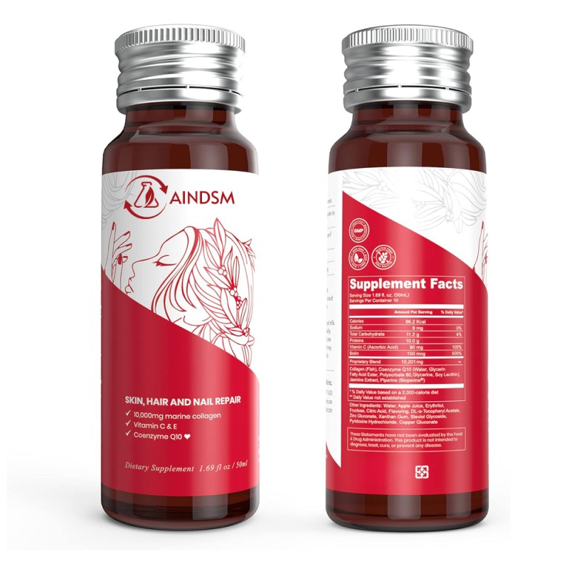 Marine Collagen Drink Supplier - Hydrolyzed Collagen Whitening Hyaluronic Acid Drink