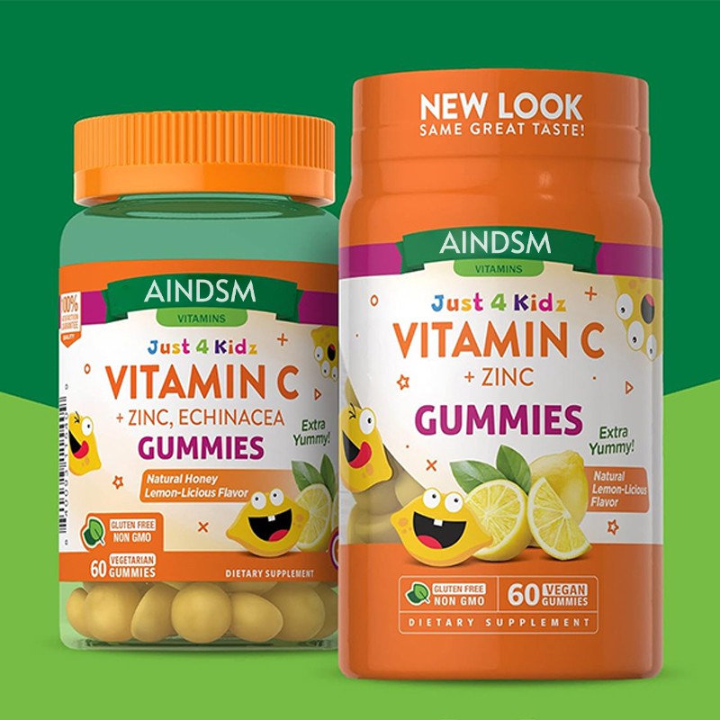 Vitamin C Gummies Factory - Kids Zinc Immune Healthy Body Support Gummy