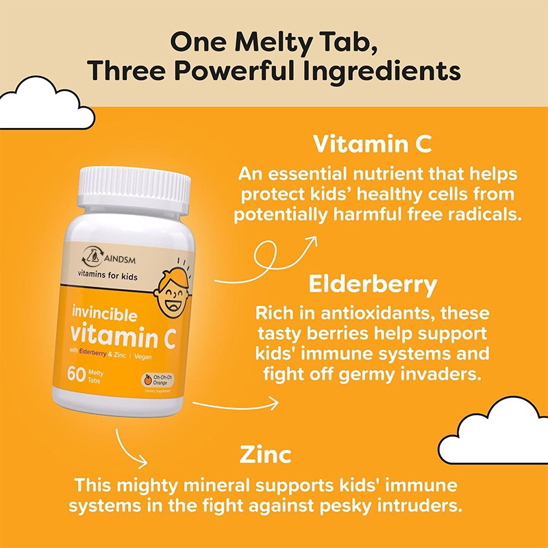 Vitamin C Gummies Factory - Gluten Free Kids Zinc Immune System Support Gummy