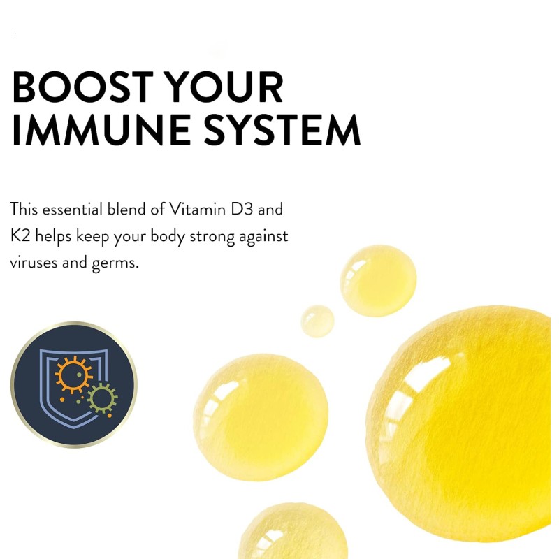 Vitamin D3 Drops Manufacturer - D3 K2 Multivitamin Bone Immune Health Liquid