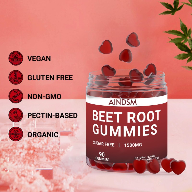 Beet Root Gummies Factory - Beet Black Pepper Extract Physical Endurance Gummy