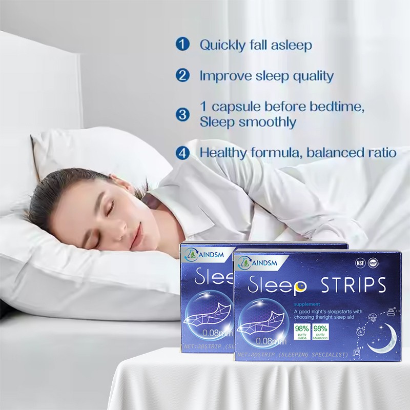 Sleep Mint Film Supplier - Melatonin GABA Deep Sleep Thin Paper Strips