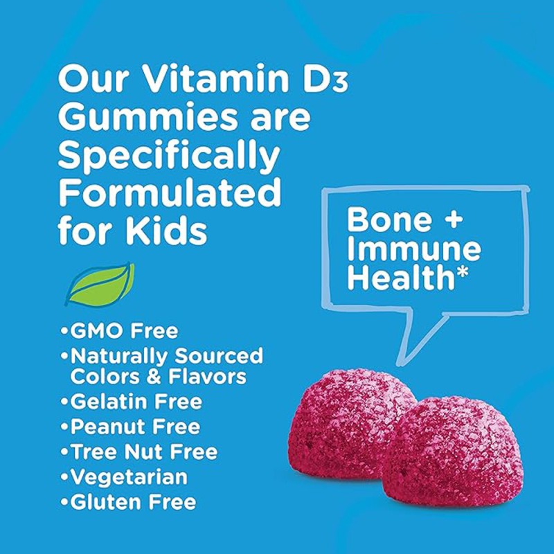 Vitamin D3 Gummies Supplier - Organic Kids D3 Cholecalciferol Bone Growing Support