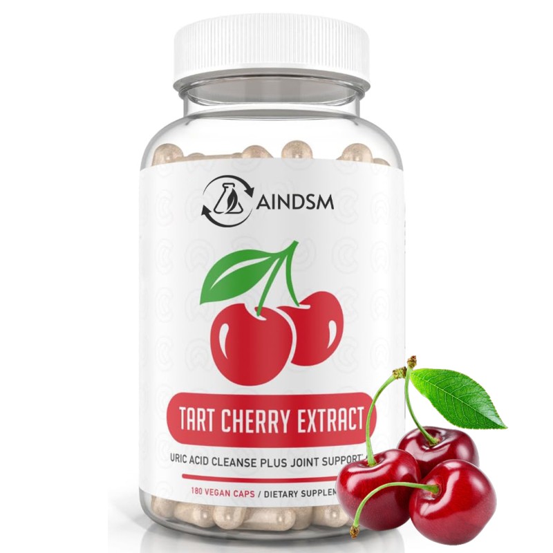Tart Cherry Capsules Factory - Natural Tart Cherry Extract Recovery Support Capsules