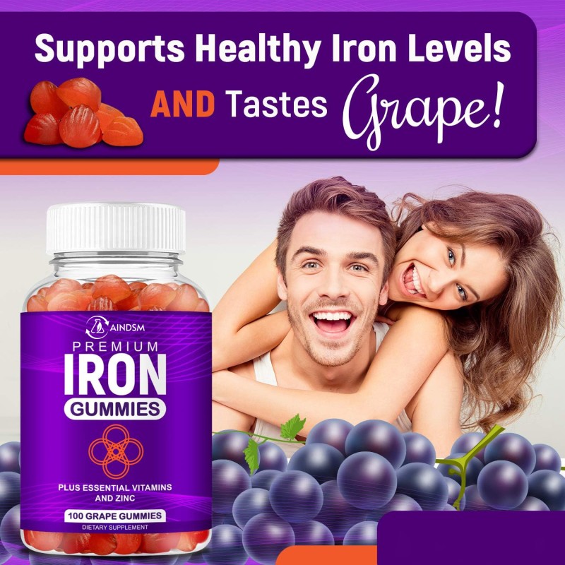 Iron Gummies Manufacturer - Vitamin C Iron Supplement Immune System Gummy