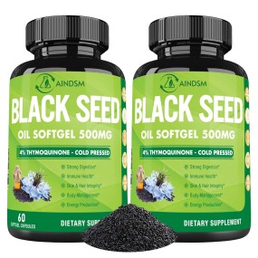 Black Seed Oil Softgel Manufacturer - Joint Skin Hair Support Black Cumin Seed Oil