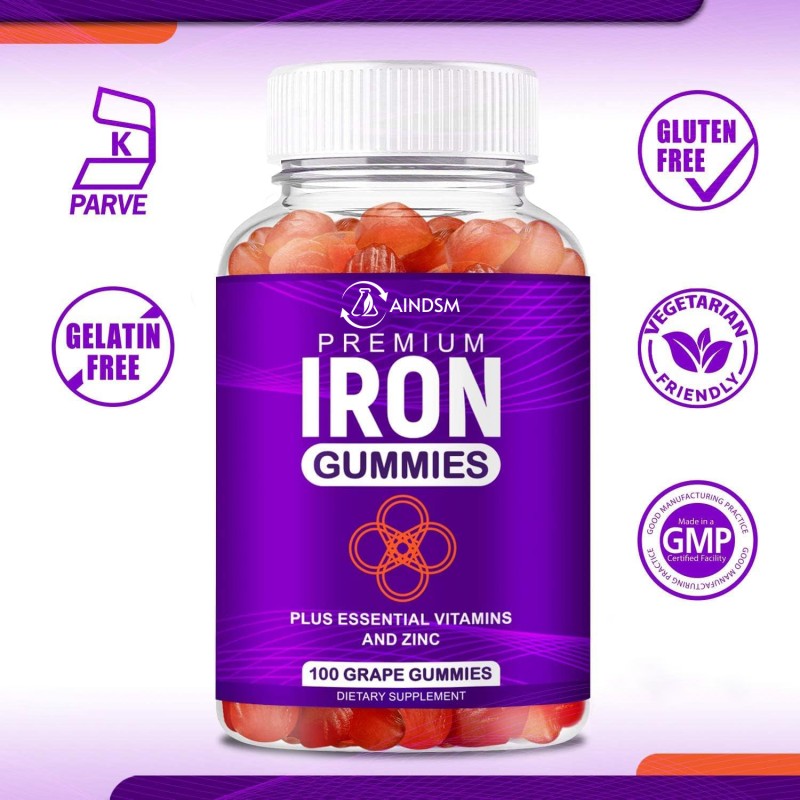 Iron Gummies Manufacturer - Vitamin C Iron Supplement Immune System Gummy