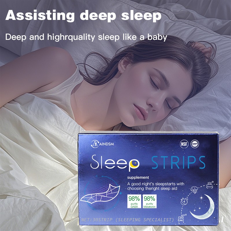 Sleep Strip Supplier - GABA Melatonin Sleep Enhancement Film Strips