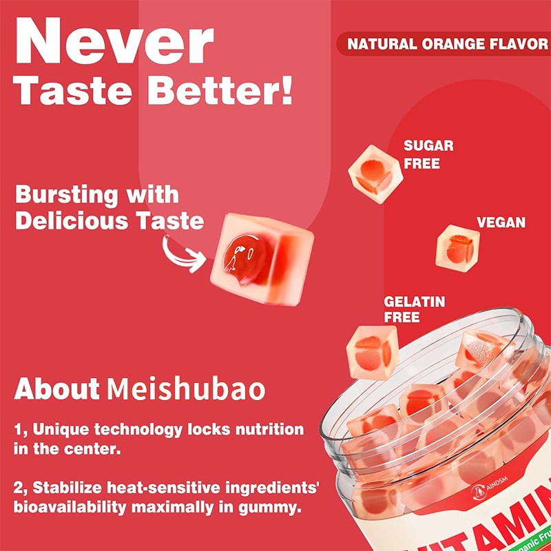 Vitamin C Gummies Factory - Kids Immunity Enhancement Complex Support Gummy