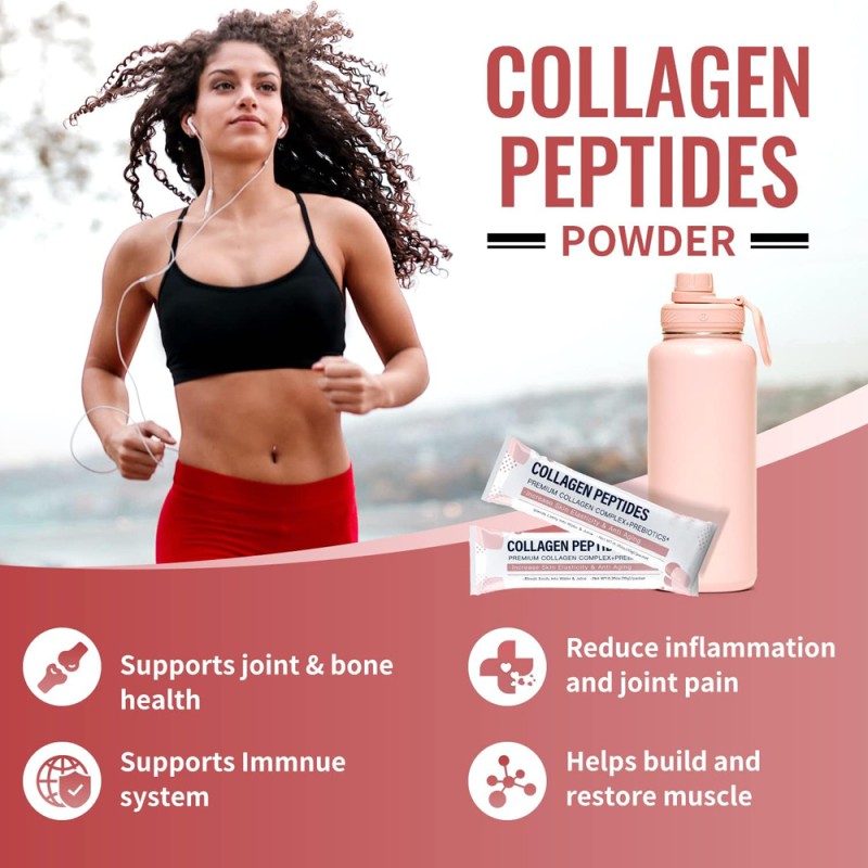 Collagen Powder Factory - OEM Marine Collagen Peptide Vitamin C Joint Elasticity