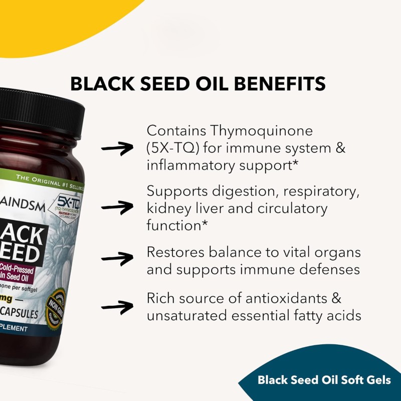 Black Seed Oil Softgel Supplier - Cold Pressed Black Seed Oil Vegan Hair Growth