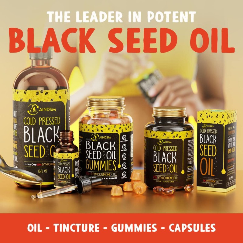 Black Seed Oil Softgel Manufacturer - Natural Thymoquinone Cold Pressed Skin Hair