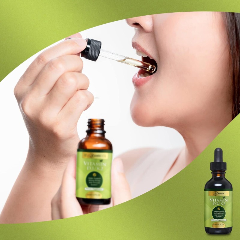 Vitamin D3 Drops Manufacturer - Plant-Based D3 K2 Boost Bone Immune Liquid