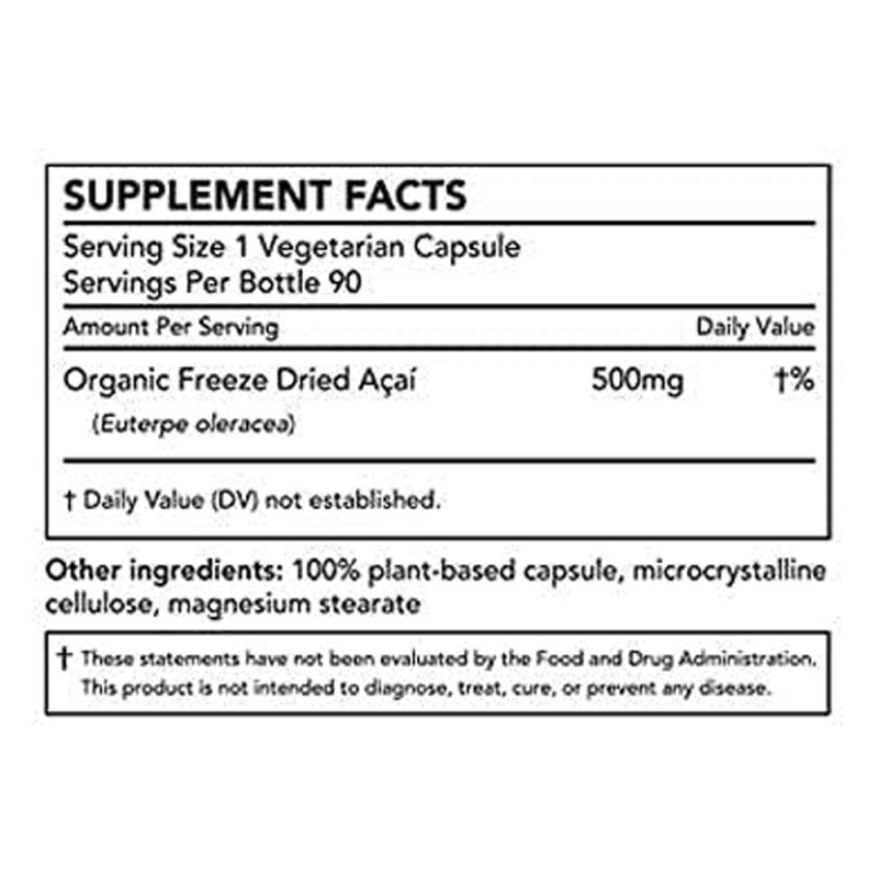 Acai Berry Capsules Supplier - Natural Acai Berry Beauty Skin Antioxidant Capsule