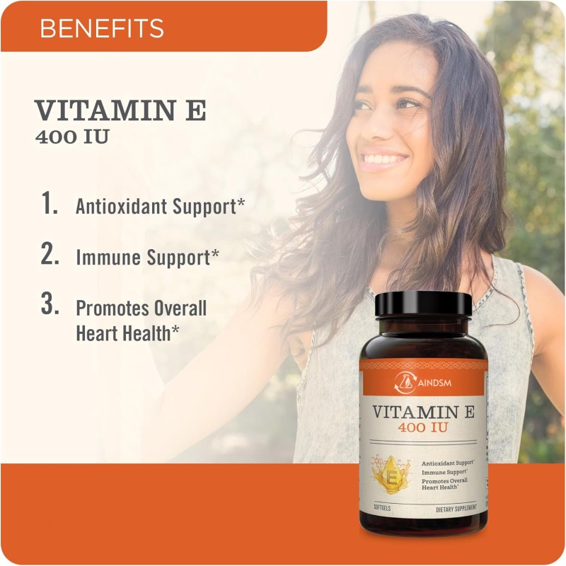 Vitamin E Softgel Manufacturer - Custom Vegan E Softgel Immune Antioxidant Capsule